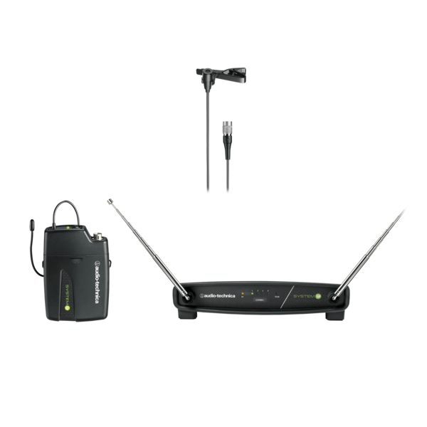 ATW-R900A RECEIVER  AND  ATW-T901A BODY-PACK TRANSMITTER WITH OMNIDIRECTIONAL LAPEL MICROPHONE